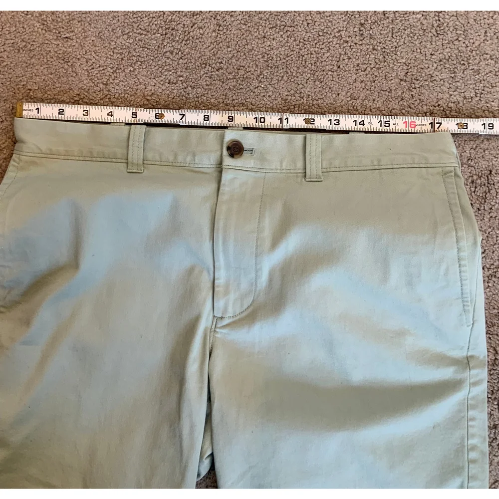 J. Crew Men's Shorts Sz 34 Sage Green Preppy Academia Coastal Belt Loops Pockets